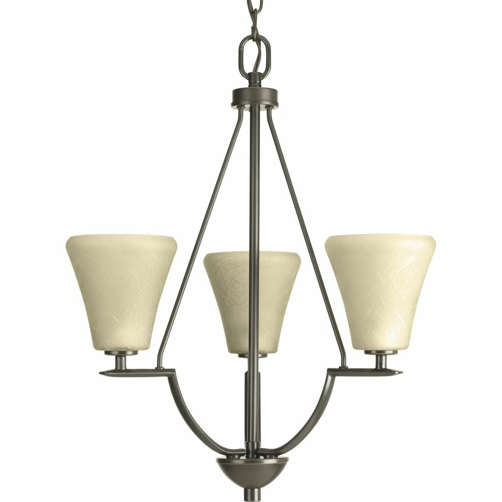 Progress Lighting P3821-20 Fixture Three-light chandelier/foyer with
