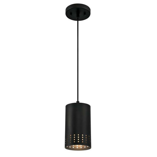 Westinghouse 6356600 Pendant Fixture Phelps Mini Matte Bla