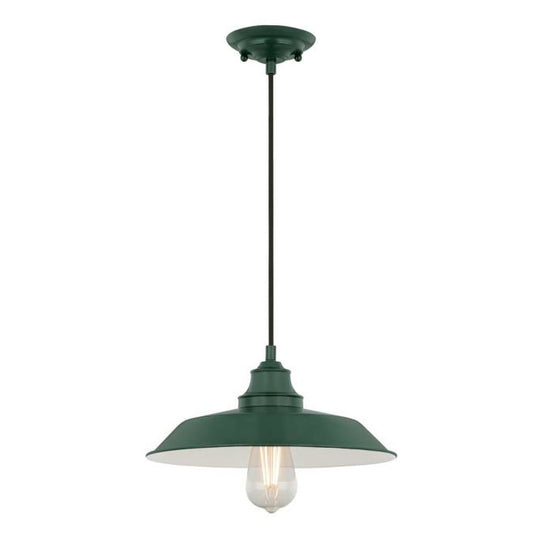 Westinghouse 6110200 Fixture Iron Hill Pendant Emerald Fin