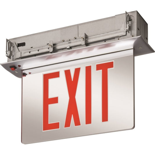 Lithonia EDGR 2 RMR M4 LED Exit Fixture Recessed Mount Edge-Lit with