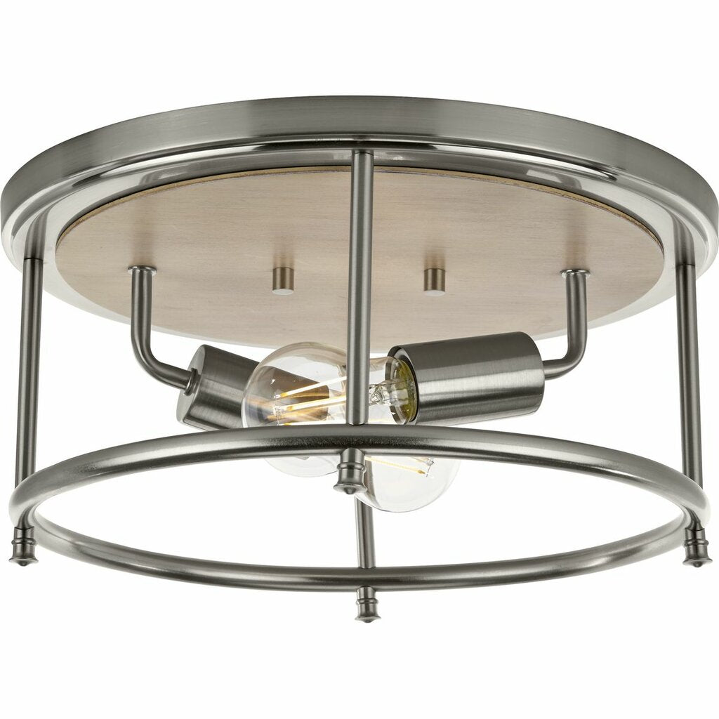 Progress Lighting P350151-009 Fixture This versatile flush mount from