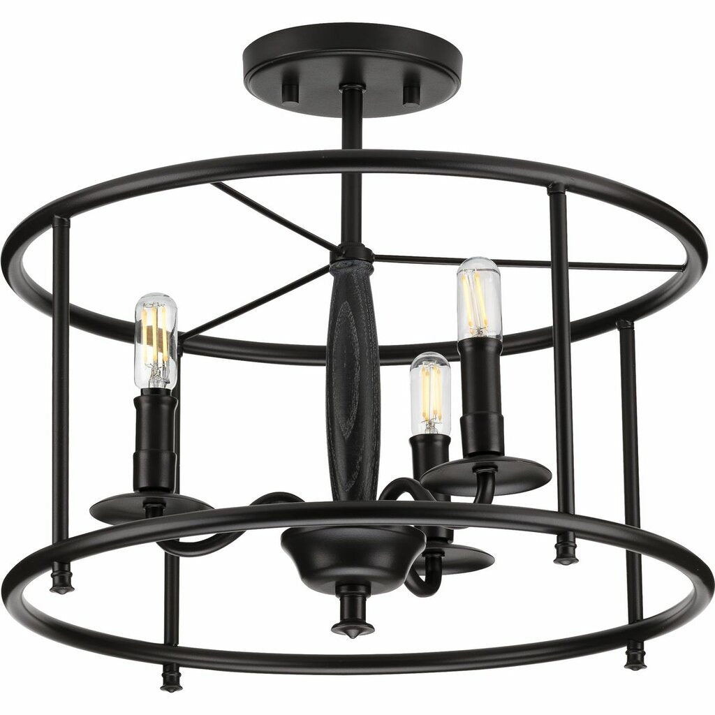 Progress Lighting P350150-031 Fixture This versatile semi-flush