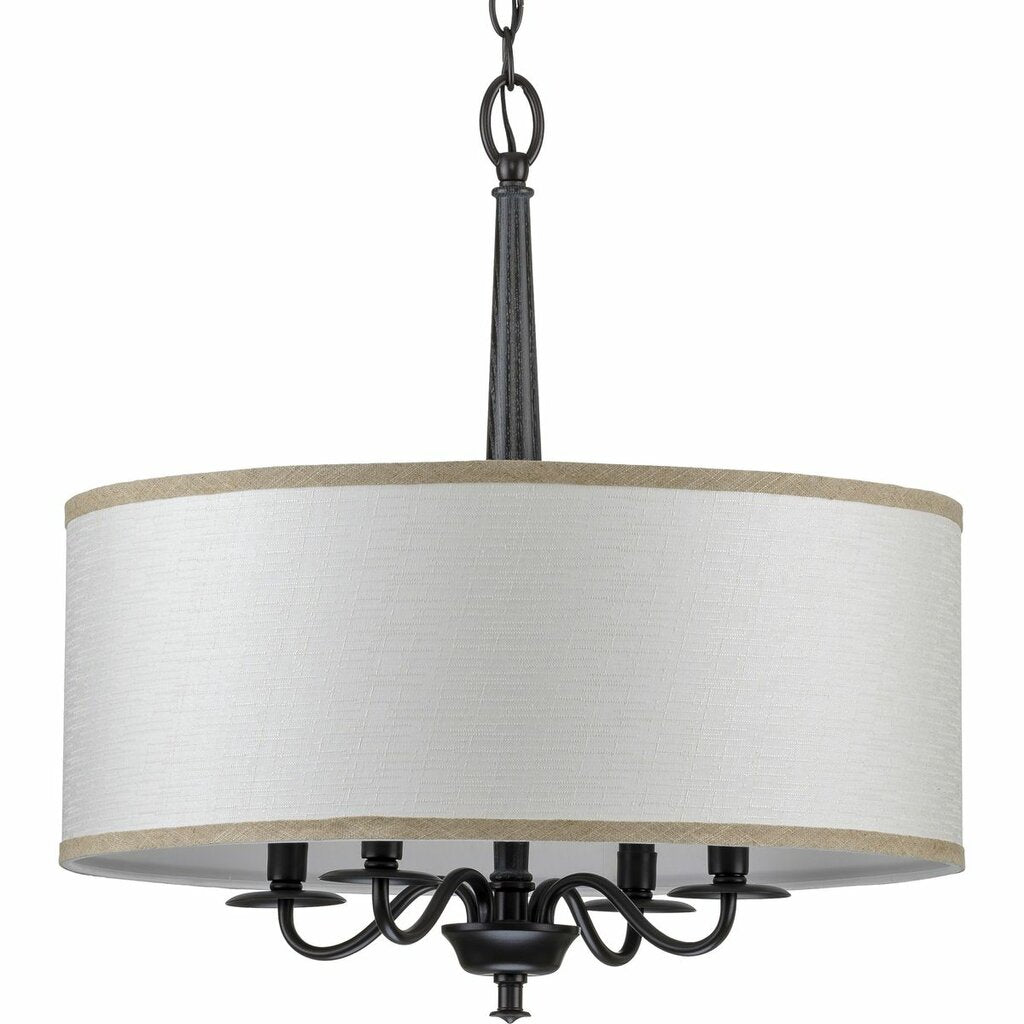 Progress Lighting P400218-031 Fixture This versatile chandelier from