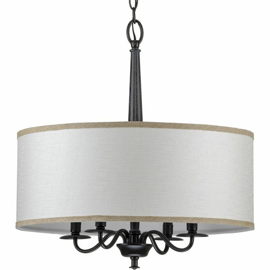 Progress Lighting P400218-031 Fixture This versatile chandelier from