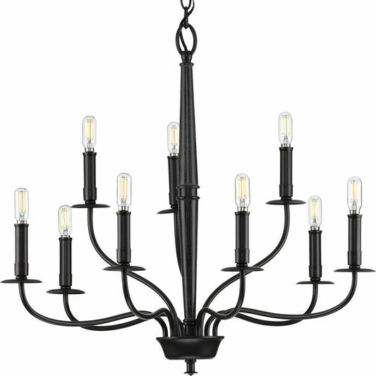 Progress Lighting P400200-031 Fixture This versatile chandelier from