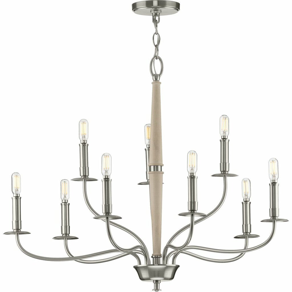 Progress Lighting P400200-009 Fixture This versatile chandelier from