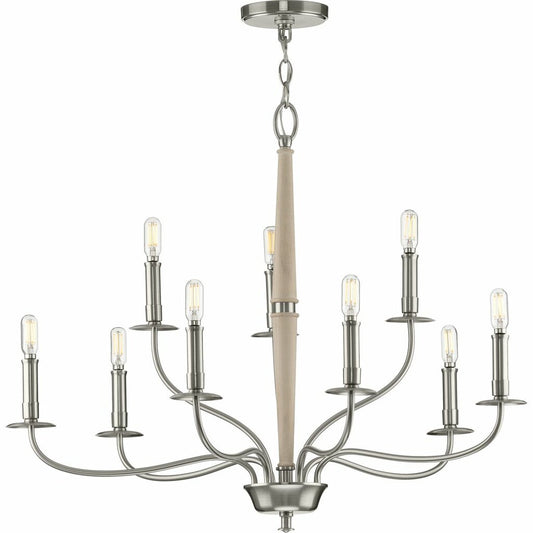 Progress Lighting P400200-009 Fixture This versatile chandelier from