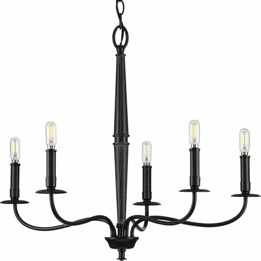 Progress Lighting P400199-031 Fixture This versatile chandelier from