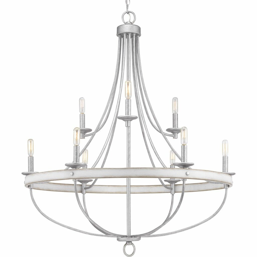 Progress Lighting P400159-141 Fixture The nine-light chandelier in the