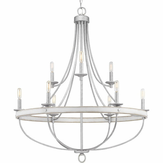 Progress Lighting P400159-141 Fixture The nine-light chandelier in the