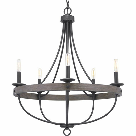 Progress Lighting P400158-143 Fixture The five-light chandelier in the
