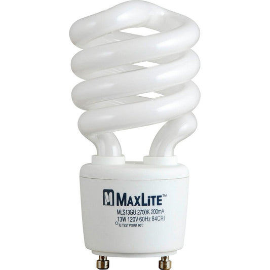 Progress Lighting MLS13GUWW 13W White Fluorescent Light Bulb