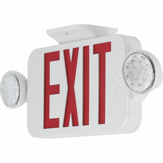 Progress Lighting PECUE-UR-30 4.1W LED Exit Fixture Sign Combo Face