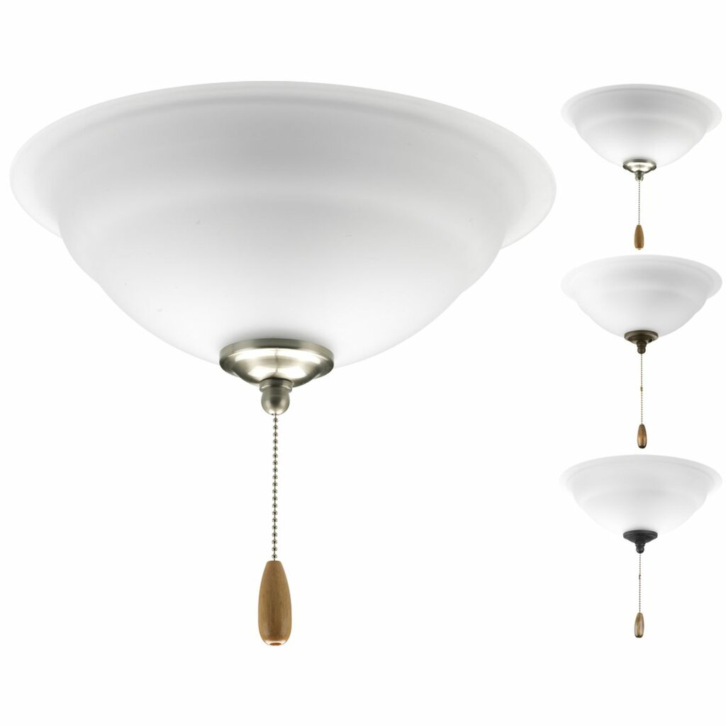 Progress Lighting P2645-01WB Fixture Two-light fan light kit that