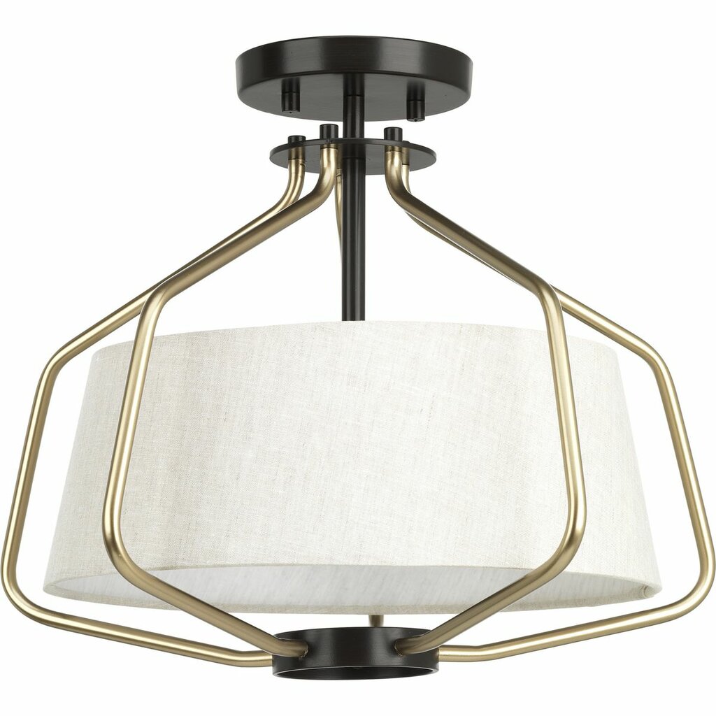 Progress Lighting P350102-020 Fixture The semi-flush convertible