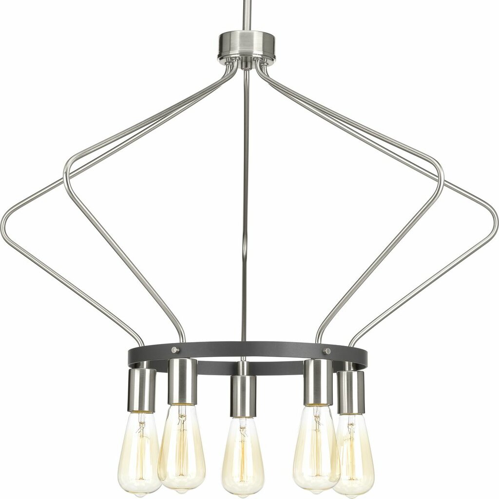 Progress Lighting P400105-009 Fixture The five-light chandelier in the