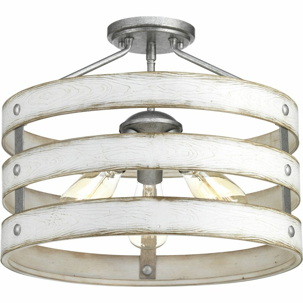 Progress Lighting P350049-141 Fixture Three circular bands wrap