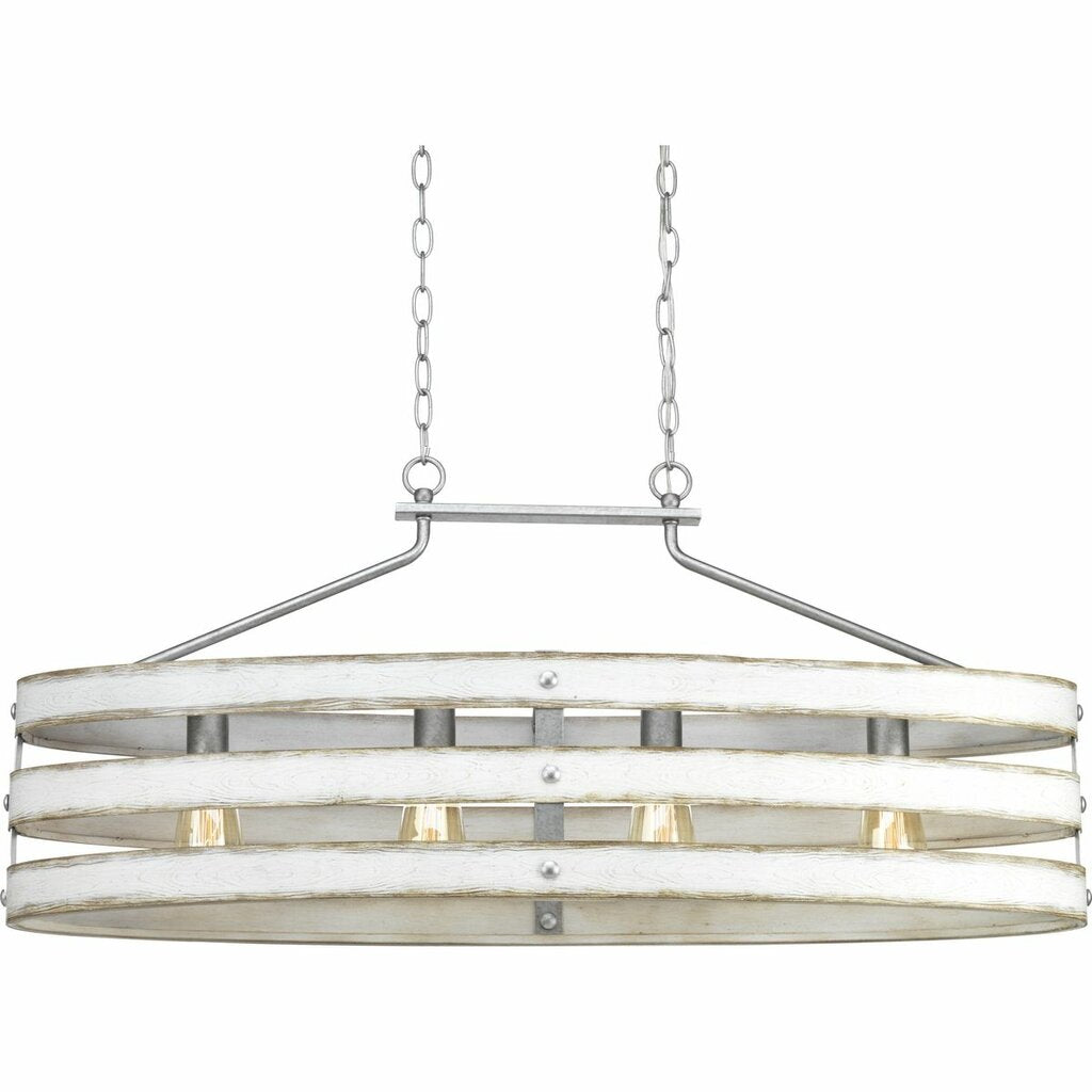 Progress Lighting P400097-141 Fixture Three circular bands wrap