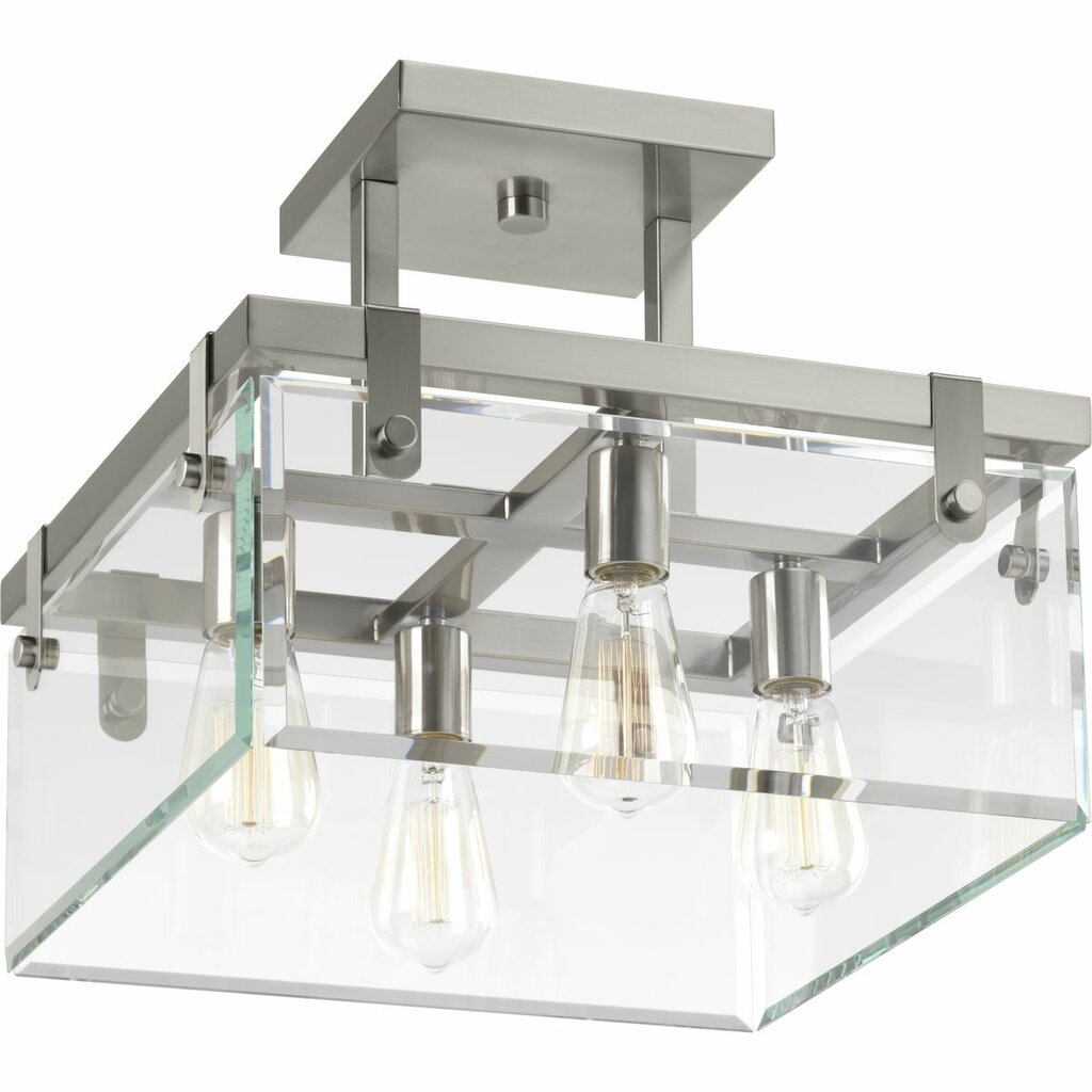 Progress Lighting P350090-009 Fixture Inspired by modern architecture.