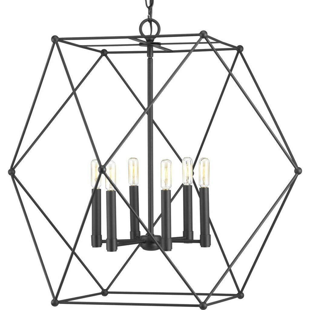 Progress Lighting P500084-031 Fixture Spatial showcases a modern form