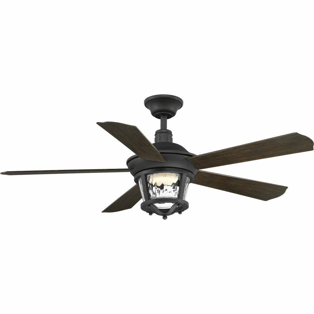 Progress Lighting P2576-8030K This 52 inch Smyrna ceiling fan features