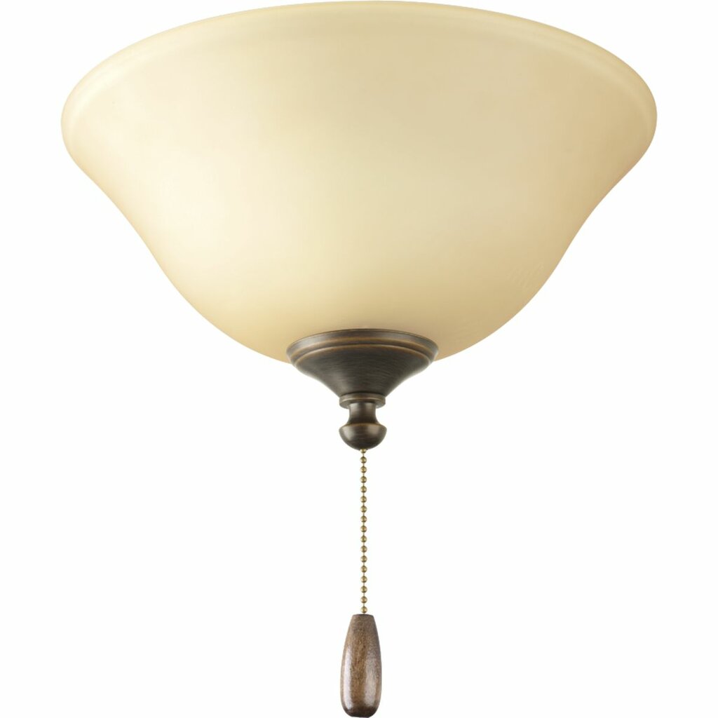Progress Lighting P2612-20TWB Fixture Antique Bronze two-light fan kit
