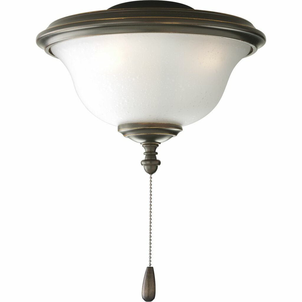 Progress Lighting P2636-20WB Fixture Two-light Indoor/Outdoor fan