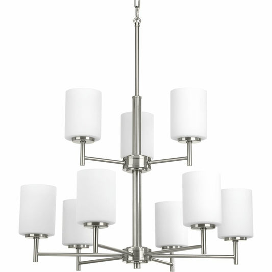 Progress Lighting P4726-09 Fixture Nine-light two-tier chandelier from