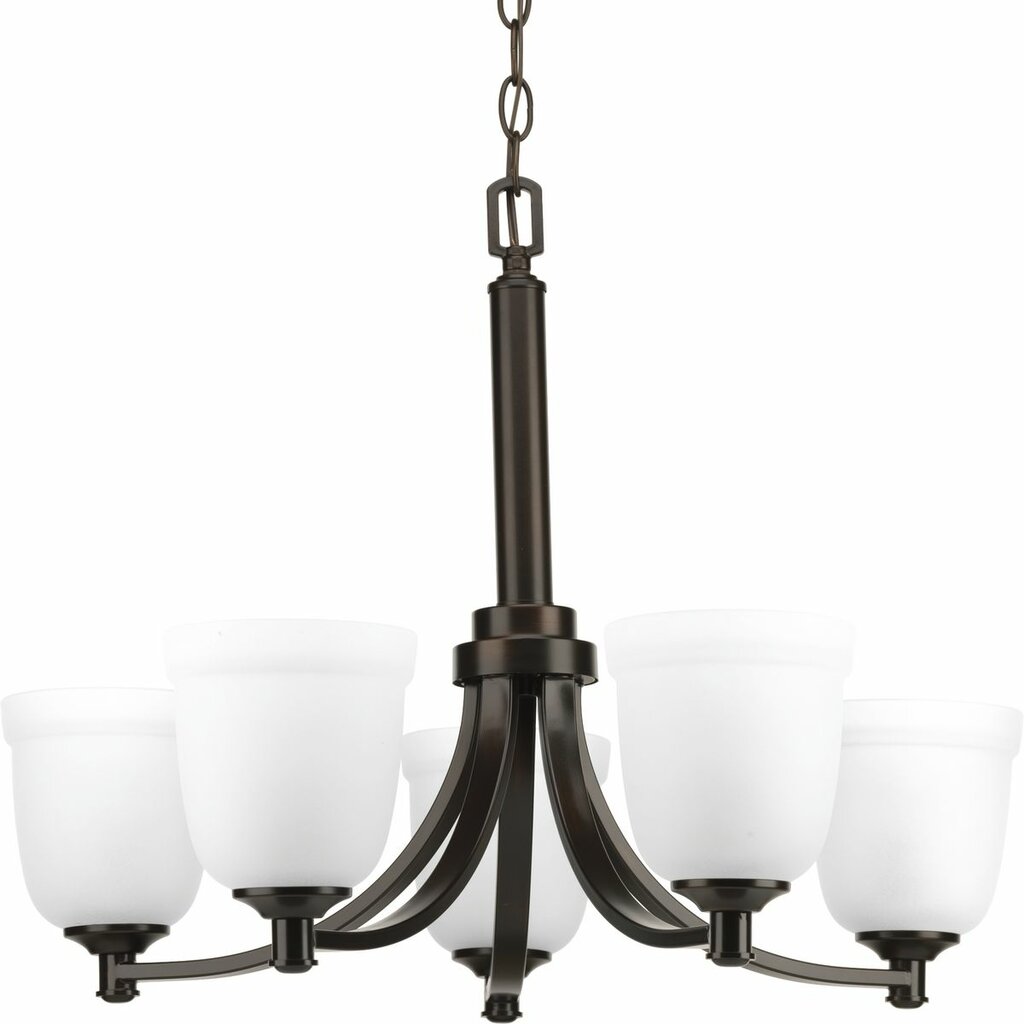 Progress Lighting P400053-020 Fixture Topsail features a graceful