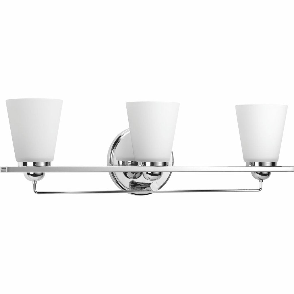 Progress Lighting P300002-015 Bath Fixture The three-light Flight bath