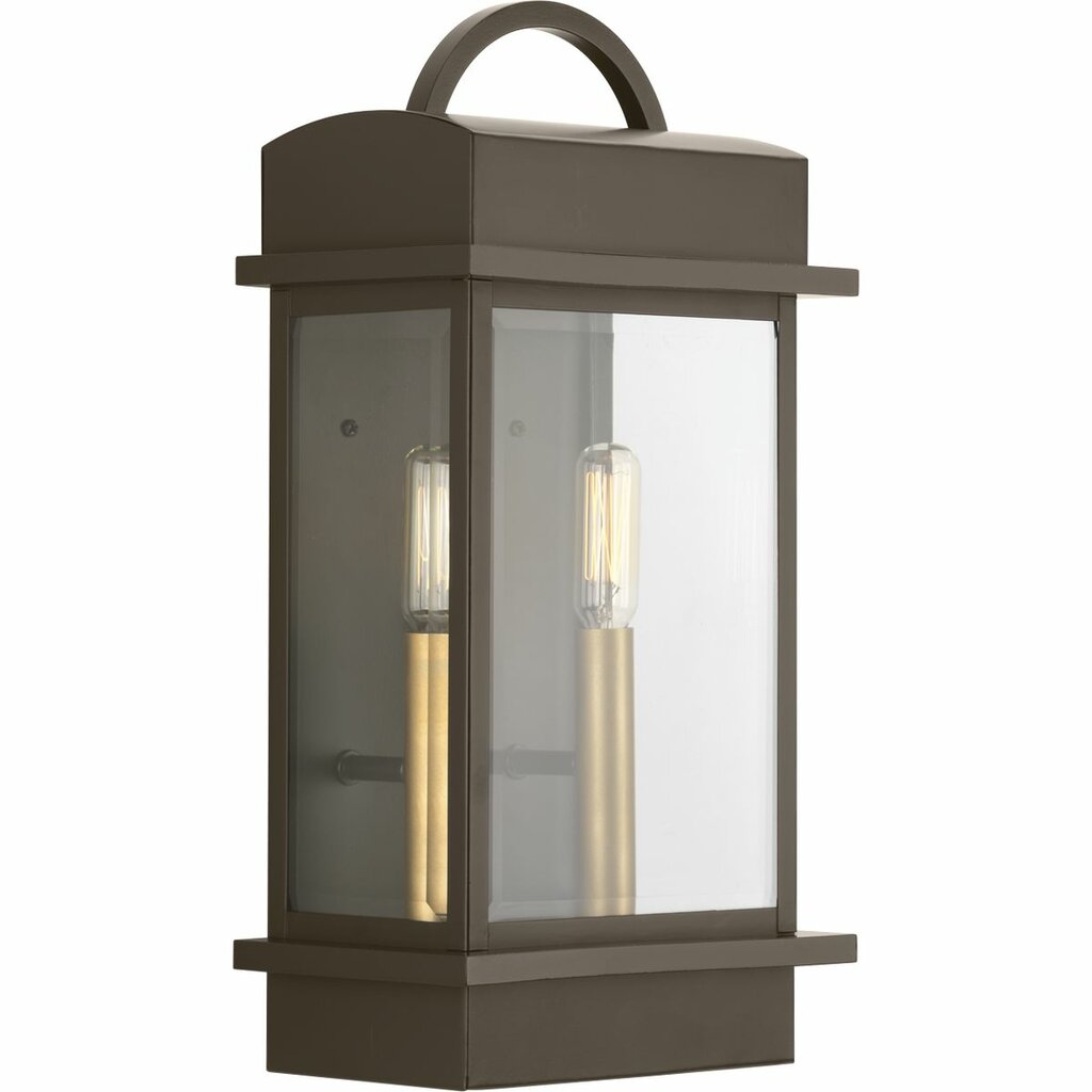 Progress Lighting P560002-020 Fixture A classic two-light wall lantern