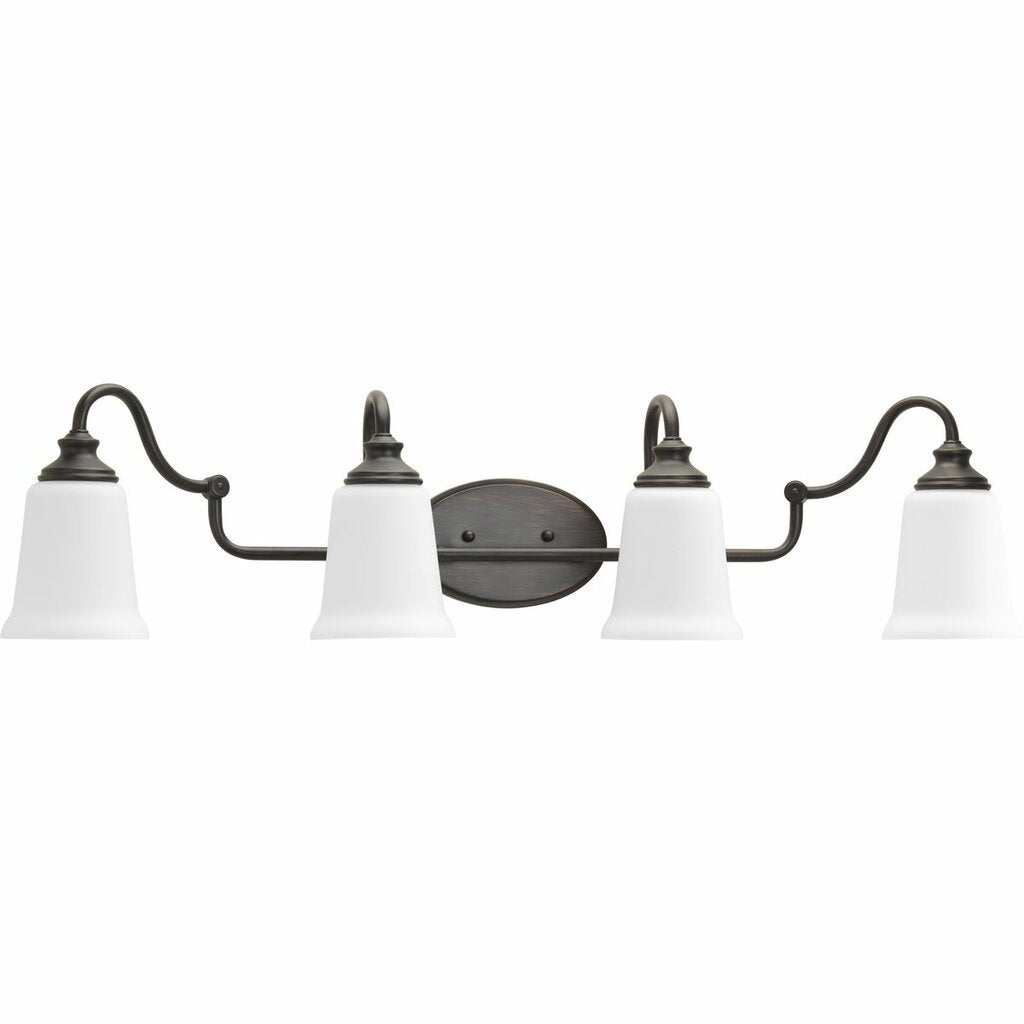 Progress Lighting P300027-074 Bath Fixture A Victorian-inspired bath