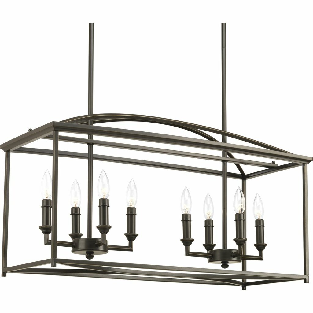 Progress Lighting P400033-020 Chandelier Fixture This eight-light