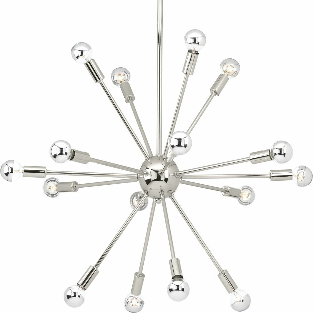 Progress Lighting P400041-104 Chandelier Fixture Featuring a Polished