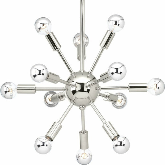 Progress Lighting P400040-104 Chandelier Fixture Featuring a Polished