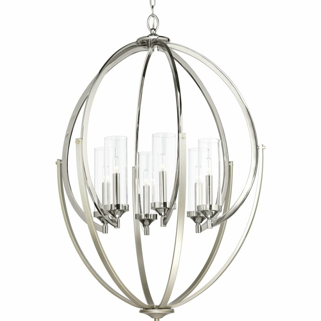 Progress Lighting P400026-104 Chandelier Fixture Evoke features an