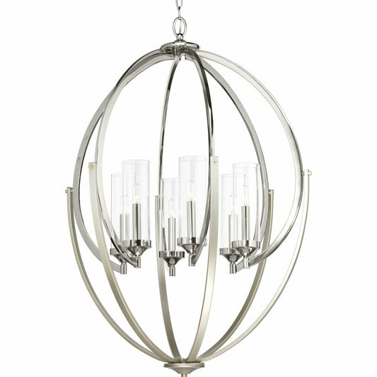 Progress Lighting P400026-104 Chandelier Fixture Evoke features an