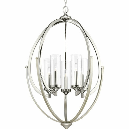 Progress Lighting P400025-104 Chandelier Fixture Evoke features an