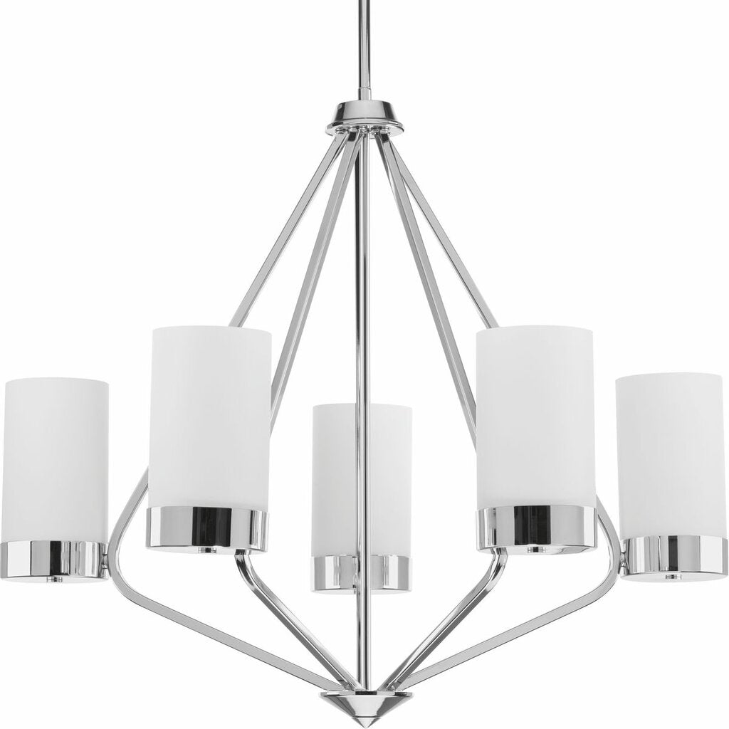 Progress Lighting P400022-015 Chandelier Fixture Achieve a mid-century