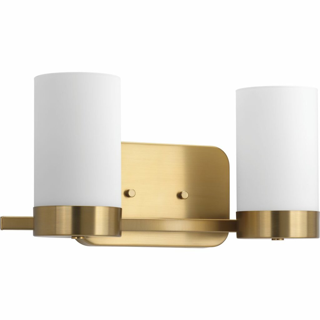 Progress Lighting P300021-109 Bath Fixture Achieve a mid-century
