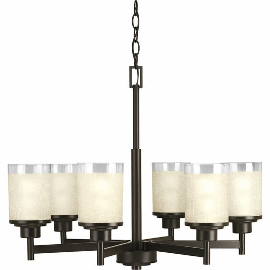 Progress Lighting P4758-20 Chandelier Fixture Six-light linear