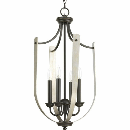 Progress Lighting P400014-020 Pendant Fixture Mixed finishes of