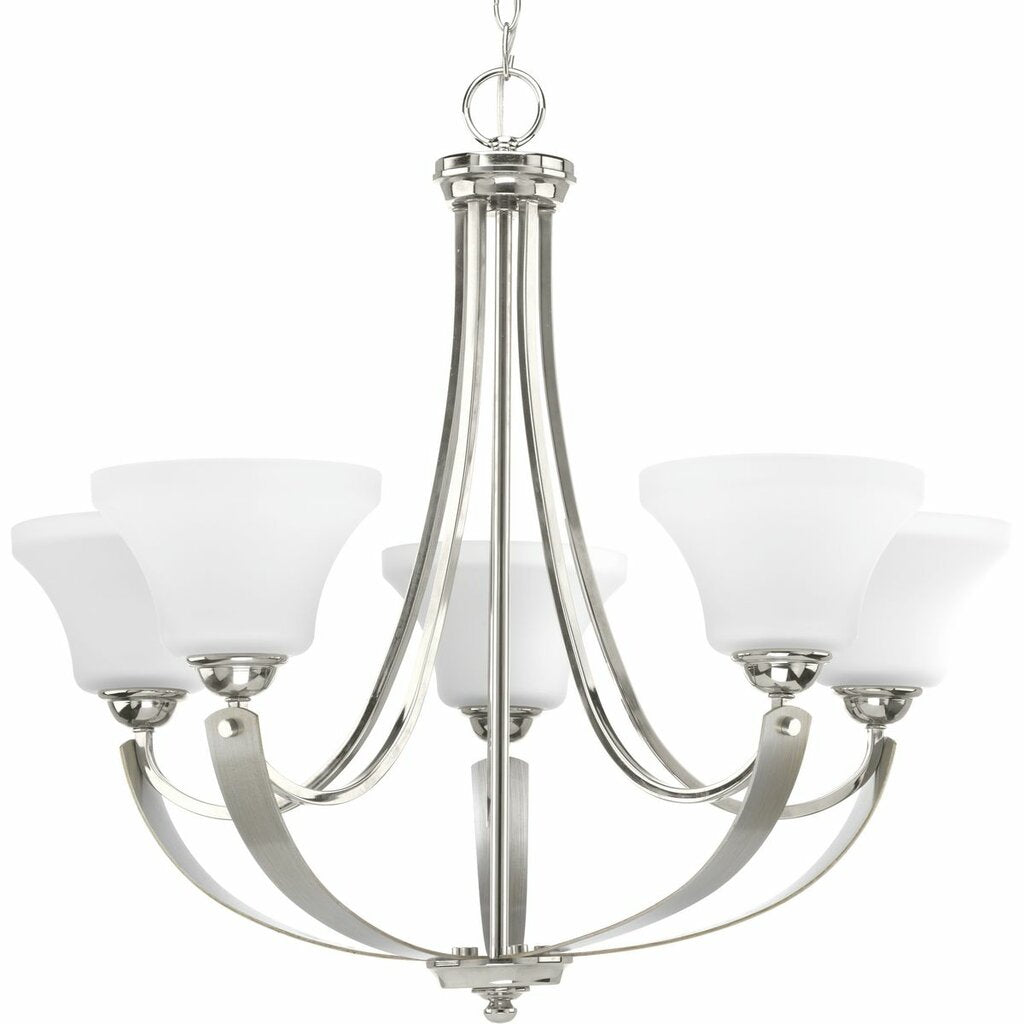 Progress Lighting P400012-104 Chandelier Fixture Mixed finishes of