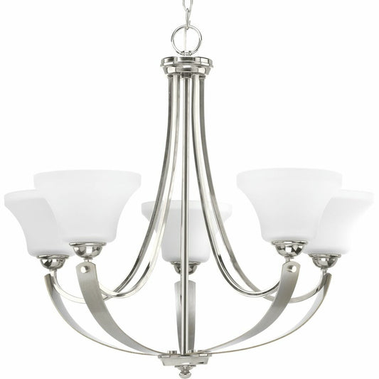 Progress Lighting P400012-104 Chandelier Fixture Mixed finishes of