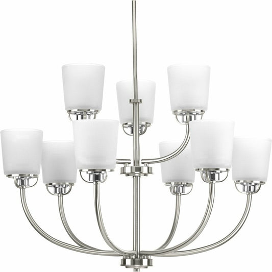 Progress Lighting P400010-009 Chandelier Fixture A modern form with