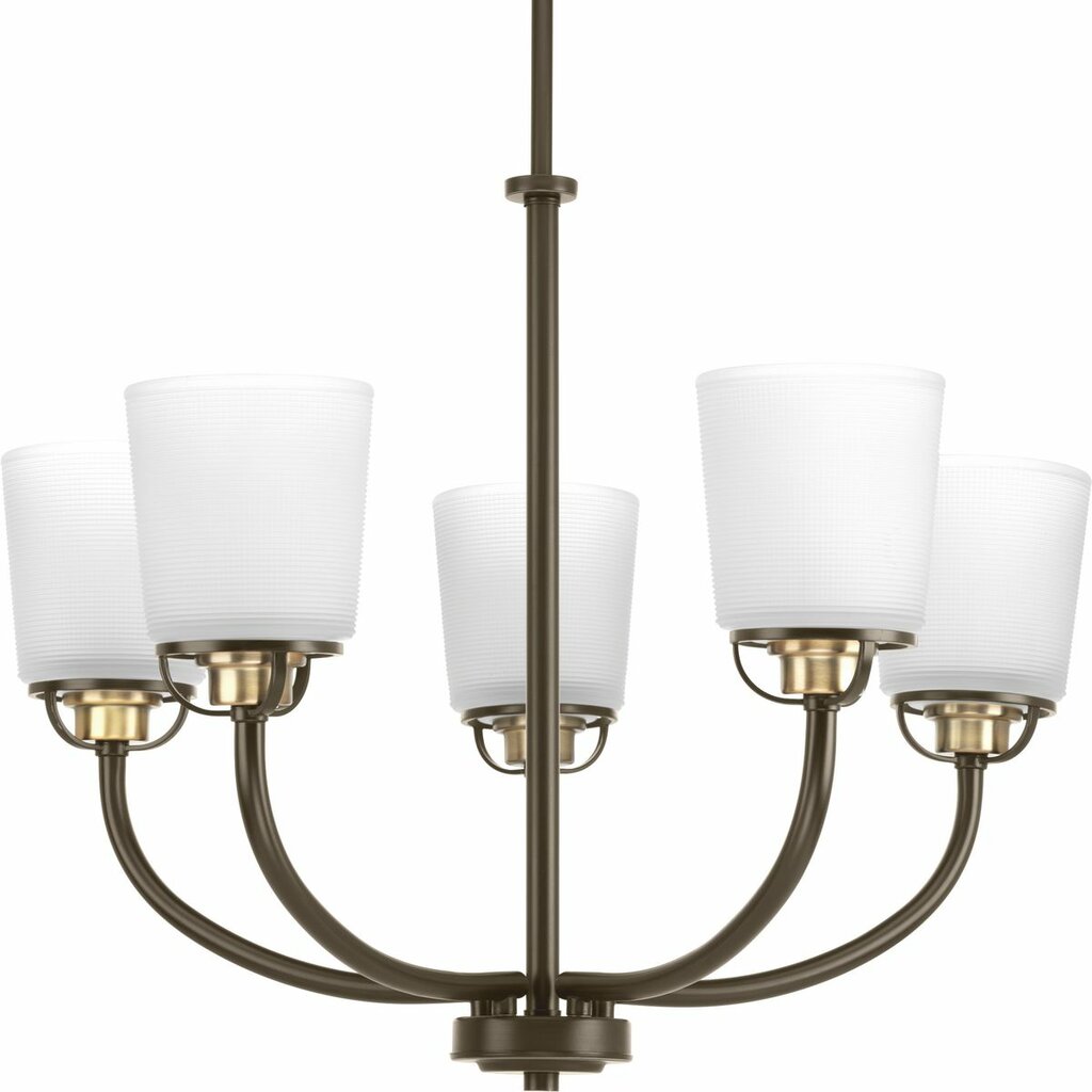 Progress Lighting P400009-020 Chandelier Fixture A modern form with