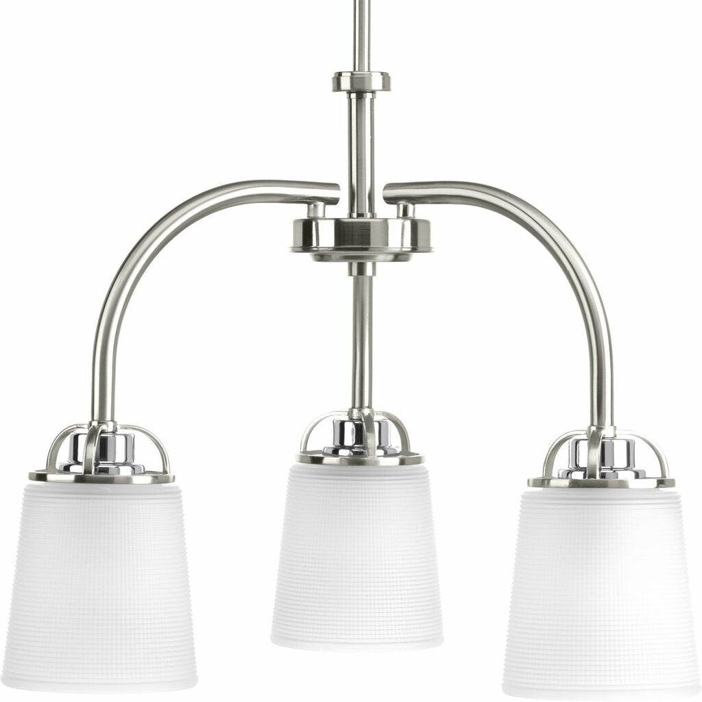 Progress Lighting P400008-009 Chandelier Fixture A modern form with