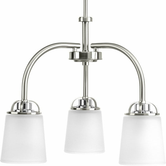 Progress Lighting P400008-009 Chandelier Fixture A modern form with