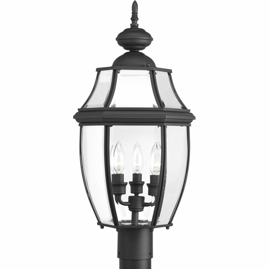 Progress Lighting P6433-31 Fixture A Black finish complements clear
