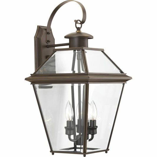 Progress Lighting P6617-20 Fixture The three-light wall lantern from